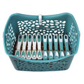 Panier avec motif galet et pince a linge motif pois