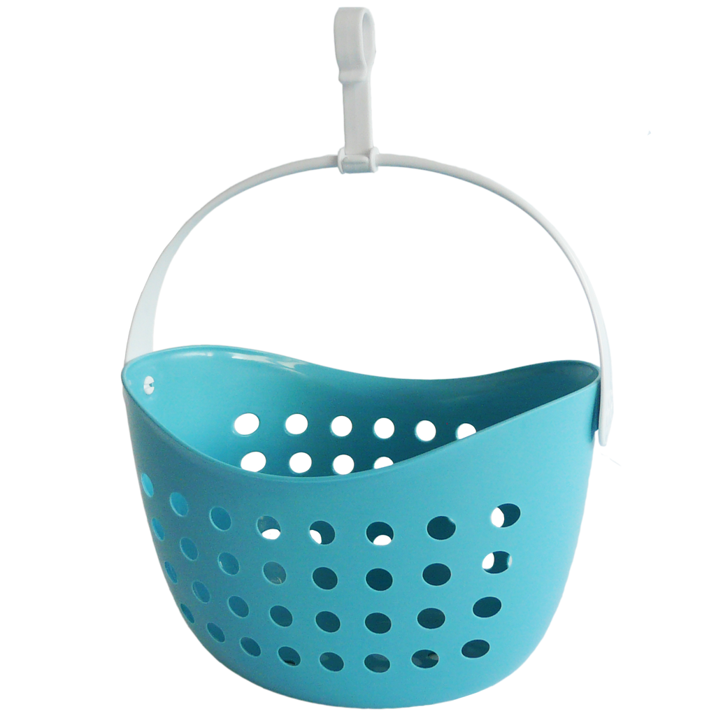 Panier pour pinces a linge bleu