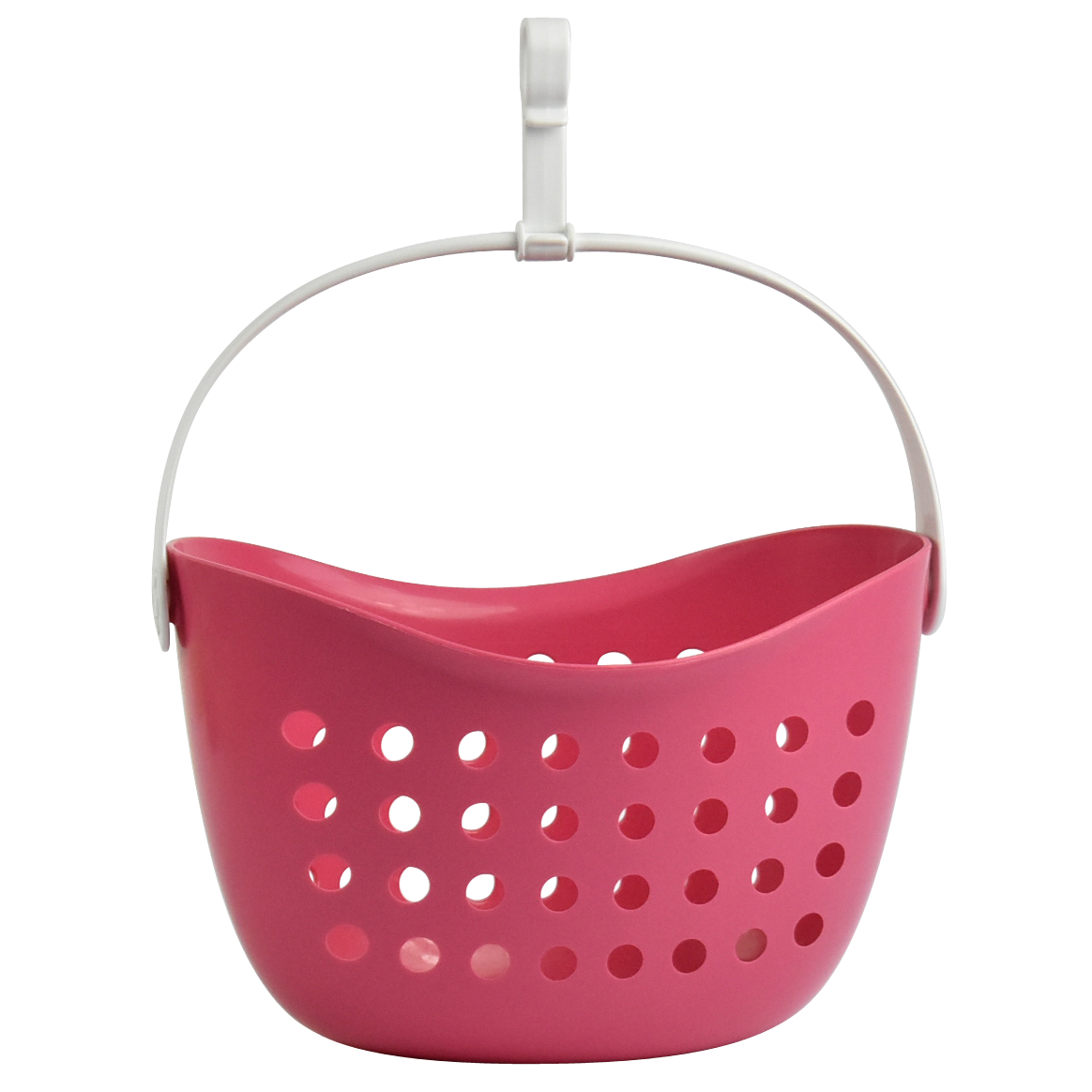 Panier pour pinces a linge rose