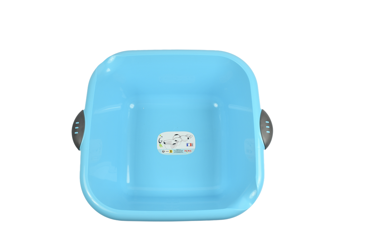 cuvette carrée 8L bleu