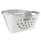 corbeille à linge poignées et dosseret bimatière