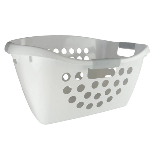 corbeille à linge poignées et dosseret bimatière